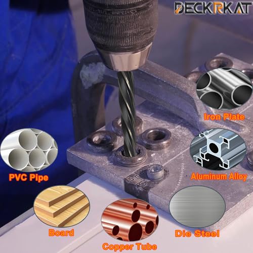 1-3/8" Reamer Drill Bit for Metal, M2 HSS Taper Reamer for Steel, Alloy, Wood, Plastic to Align, Enlarge Holes – 5-Spiral Flutes,1/2" Non-Slip Shank, 35mm Car Reamer, Bridge Construction Reamer. - size: 1-3/8"