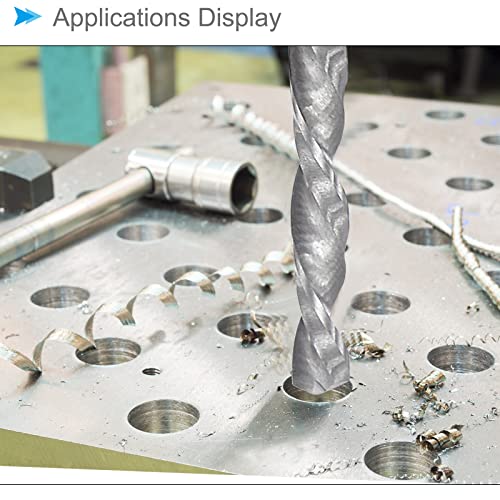 Solid Carbide Drill Bits, 2.6mm Diameter, Left Hand YG6X (C3/K10) Tungsten Carbide Straight Shank Twist Drill Bits - (Applications: for Stainless Steel Alloy), 1-Piece - size: 2.6mm