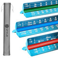 Stylo Architectural Scale Ruler, 12 Inch Aluminum, Light Blue Metric - color: Light Blue, size: 12 inch (Metric)