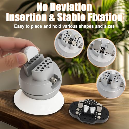 Podoy Ball Vise 3" Jewelry Engraving Block Tool with 35PCS Attachments