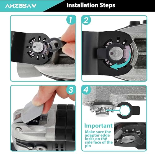 AMZBSAW 50PCS Titanium Metal Cutting Blades for Wood, Nails & Plastic - style: C-50 PCS