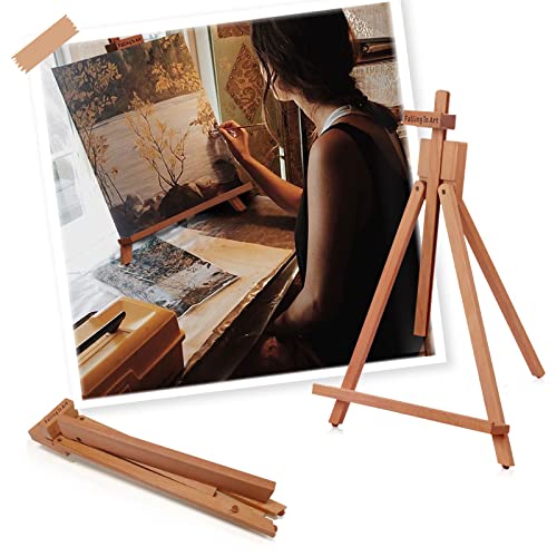2 Pack Beechwood 25’’ Tabletop Easel Display Stand Set for Painting - size: 2 Pack
