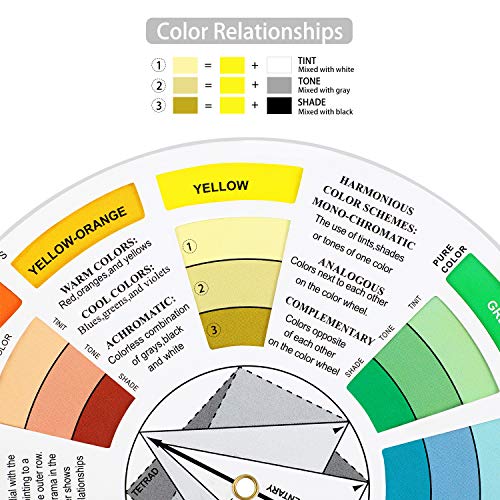 Outus 2 Pcs Creative Color Wheel,5.5 Inch/ 14 Cm - size: 5.5 Inch/ 14 cm
