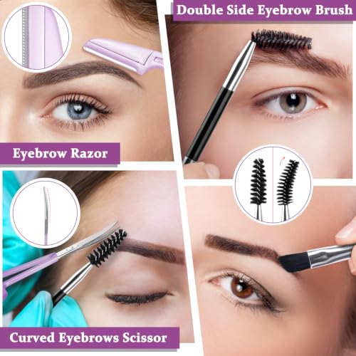 TsMADDTs Eyebrow 7-Piece Precision Facial Hair Kit - color: Lavender