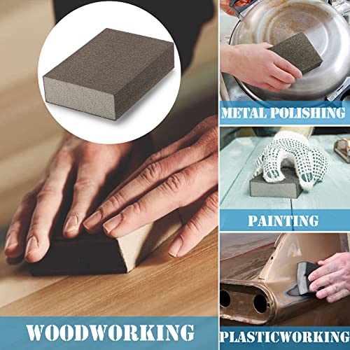 220 Grit Sanding Block, Jamiikury Superfine Sanding Sponge, 16pcs - size: 220 Grits