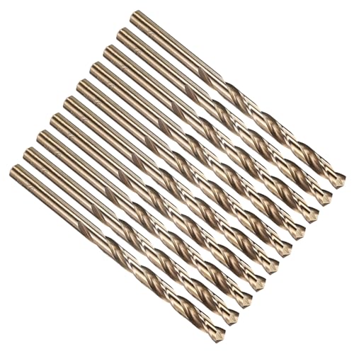 PATIKIL Micro #3 Drill Bit 4341 High-Speed Steel for Thin Metal 10 Pack - size: #3
