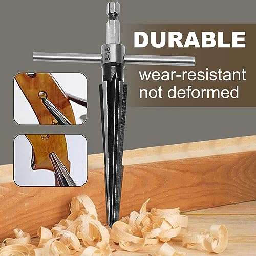 Tapered Hand Reamer Set, 3-13mm & 5-16mm 6 Flute Chamfer Reaming Tool
