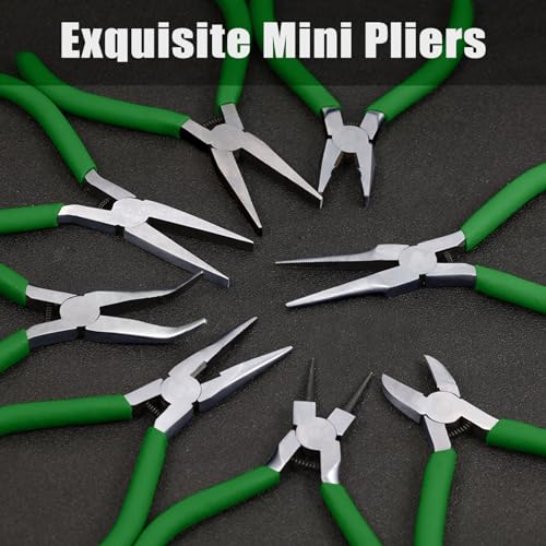 Needle Nose Pliers 5" Smooth Jaw Mini Pliers for Jewelry Making & Beading - style: Needle Nose with Smooth Jaw