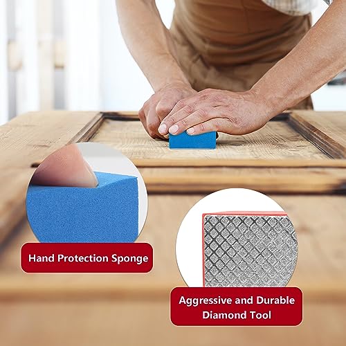 1Pcs Diamond Hand Polishing Pads, 200# (Grid) - style: Grid-1Pcs-200#