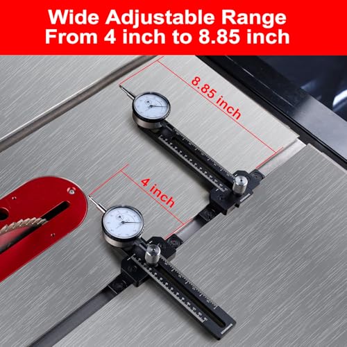 GOINGMAKE Table Saw Gauge Dia Indicator for Table Saw and Band Saw