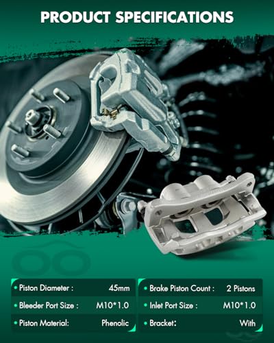 SCITOO 18B5175 Rear Left Driver Side Brake Caliper - size: Rear Driver[18B5175]