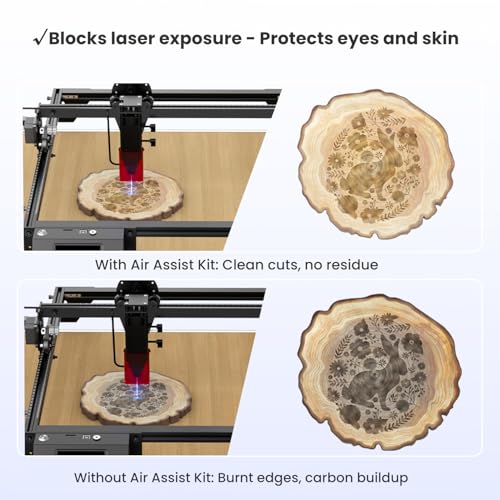 LONGER RAY5 Laser Engraver, 5000mW Laser Cutting Machine with Camera - size: 400 * 401mm