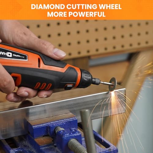HARDELL 508PCS Rotary Tool Accessories Kit for Sanding Polishing - color: Orange