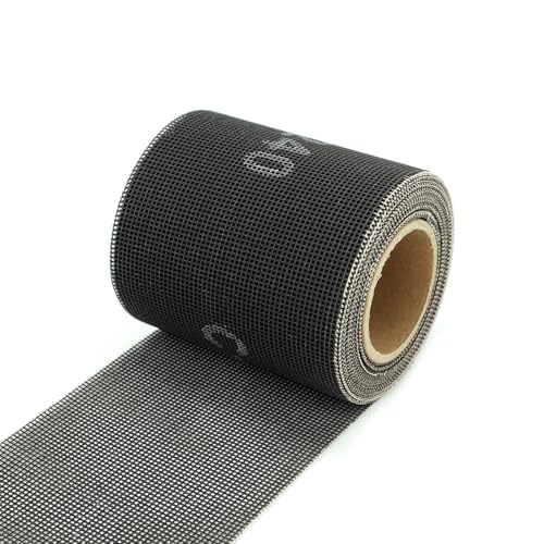 SCOTTCHEN Sanding Screen Mesh Roll for Dry Wall 4-1/8" Wide x 6.5yd(20 ft) Long Silicon Carbide Grits #240-1 Roll - size: Roll: 4-1/8"x 20 ft, style: #240