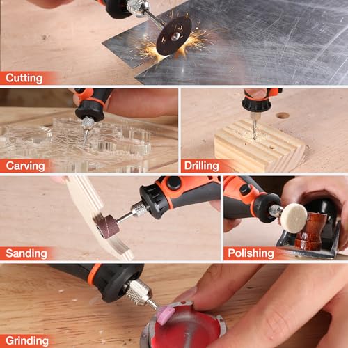 ValueMax Rotary Tool Kit, Corded Rotary Tool and Accessories