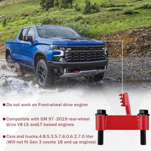 Chelhead Red LS Flywheel Locking Tool Heavy Duty Flexplate Holding Tool - color: Red