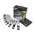 OWDEN 12Piece Leather Hole Punch Set,(1/8”-3/4”) with a Cutting Mat.