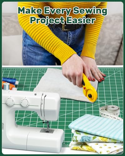 Large Self Healing Cutting Mat 23" x 35", Double-Sided, A1, Green - size: 35"L x 23"W