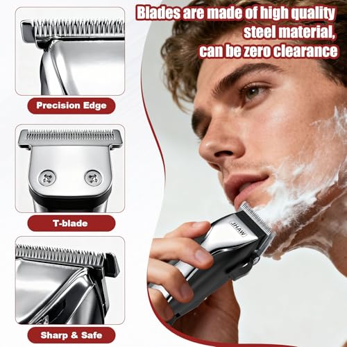 02144 Detachable T Blade Compatible with Wahl Replacement Blade - color: Silver(2PCS)