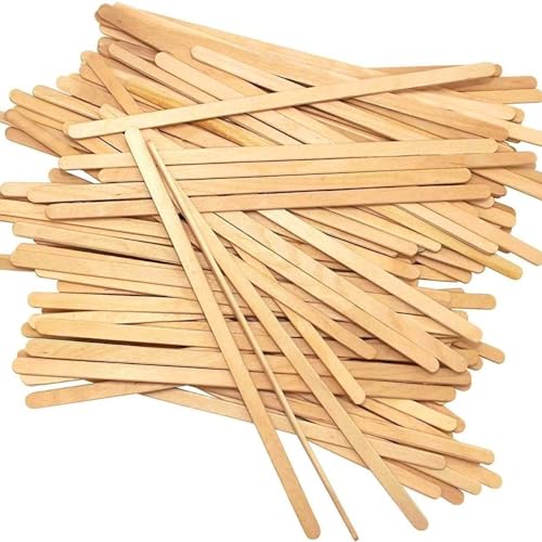 Wooden Stir Sticks, 5.5-inch Large Birchwood Stirrers, 1000 Disposable Swizzle Sticks for Coffee & Drinks - style: 5.5 Inches - Pack of 1000