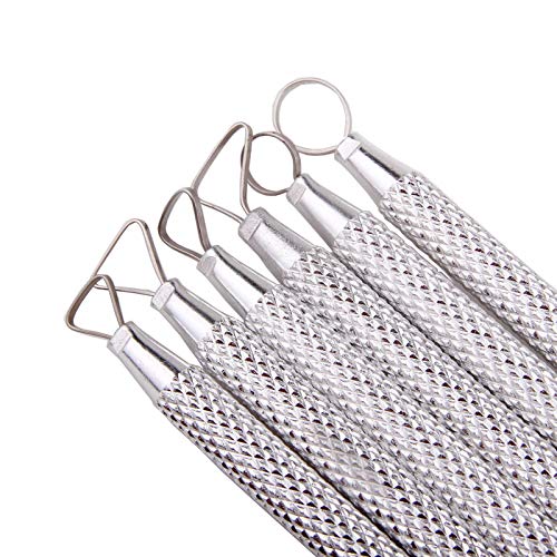Zuoyou 6 Pcs Clay Pottery Sculpting ToolsSet Caving Craft Modelling Tools