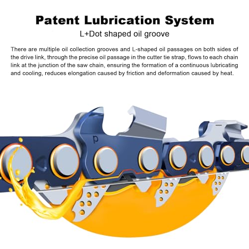 3 Pack 24 inch Chainsaw Chain 84 Drive Links 3/8" Pitch .050" Gauge - size: 24" 84DL 3/8" .050" ×3 Pack