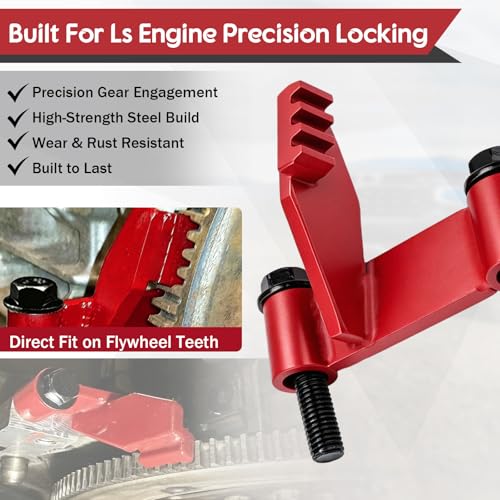 Chelhead Red LS Flywheel Locking Tool Heavy Duty Flexplate Holding Tool - color: Red