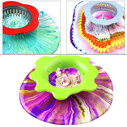 20P Acrylic Pouring Strainers Fluid Art Tools DIY Abstract Pour Painting