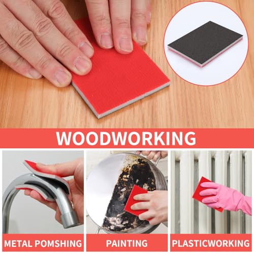 600 Grit Sanding Sponge Set for Wood - style: 600Grit