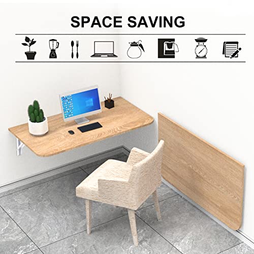YUMORE Folding Shelf Brackets, 24 Inch Heavy Duty L Bracket, White, 2 Pack - color: White, size: 24 Inch
