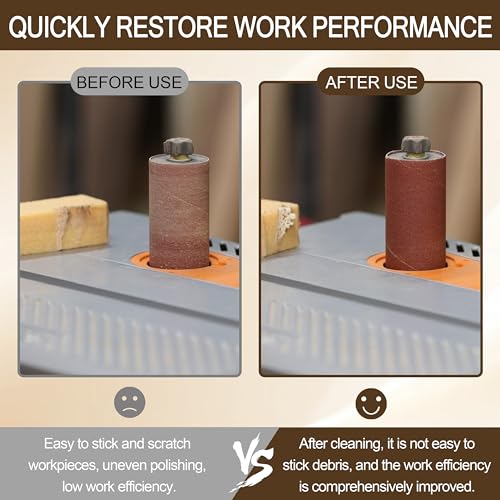 NyxVeil 2 PCS Abrasive Cleaning Eraser Stick for Sanding Belts & Discs