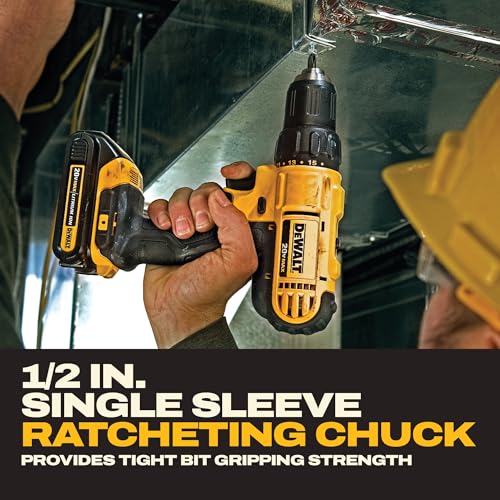 DEWALT 20V Max XR Drill Driver, Battery and Charger (DCD771C2)