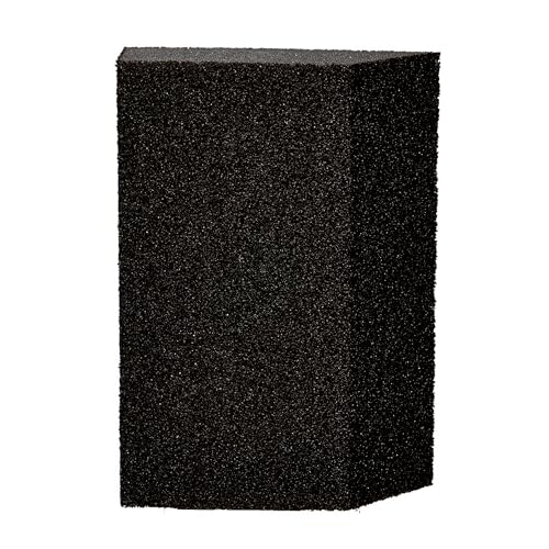 3M CP-041 Medium Detail Sanding Sponge – 4-7/8 inch x 2-7/8 inch x 1 inch, Single Angle, Washable and Reusable, Ideal for Wood, Paint, Metal, Plastic, and Drywall