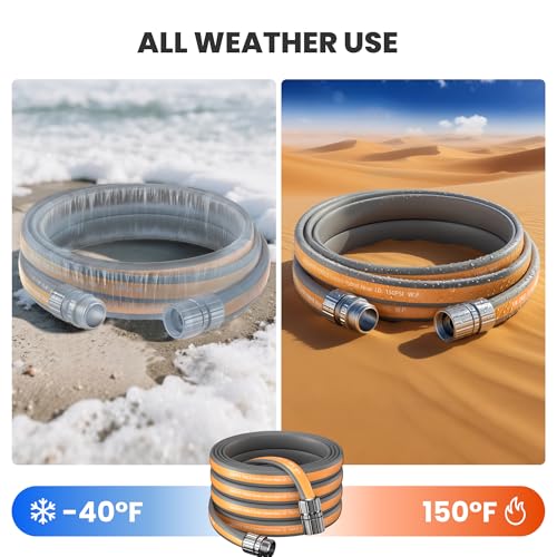 Giraffe Tools 100FT Garden Hose Lay Flat Lightweight Flexible Water Hose - size: 100FT