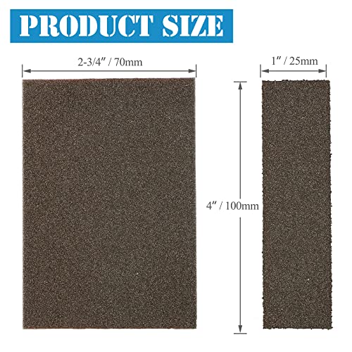 120 Grit Sanding Block, Jamiikury Fine Sanding Sponge, 16pcs - size: 120 Grits