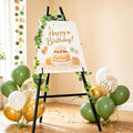 Black Easel Stand for Sign, Heavy Duty Metal Display Easel for Wedding