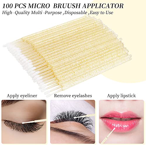 300 Pcs Eyelash Extension Supplies Kit - color: all gold kits