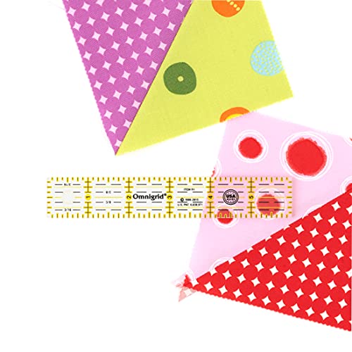 Omnigrip 1" x 6" Clear Quilting Ruler by Omnigrid - size: 1" x 6"