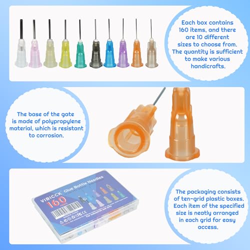 100pcs 20G Blunt Tip Glue Dispensing Nozzles, 0.5 inch - size: 20G 100pcs