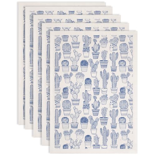 SUPERDANT 5PCS Underglaze Transfers Pottery Transfer Paper for Clay - style: Western Cactus