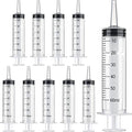 Boao 10 Pack Plastic Syringes Without Needle for Epoxy Resin,60 Ml - size: 60 ML