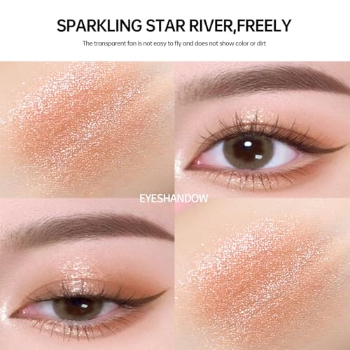Nude Beige Matte Eyeshadow Palette Makeup, Silver Glitter Eye Shadow Palette Makeup, Highly Pigmented Eye Shadows For Older Women Eyes Naturing-Looking, Long Lasting Waterproof 04# - color: G-#04