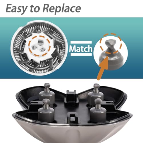 Shaver Replacement Blade Compatible with Skulls Pitbulls Head Shaver - size: 1 Count (Pack of 12)