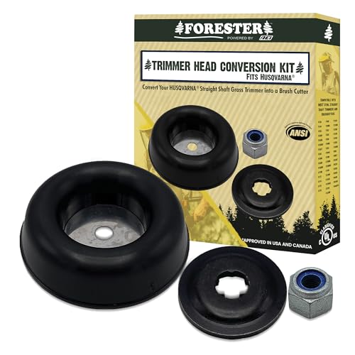 FORESTER Brush Cutter Trimmer Head Conversion Kit Compatible with Husqvarna Models 325 LX, 325 LXT, 322 L, 525 L, 525 LS, 525 LST - size: Husqvarna, style: Conversion Kit