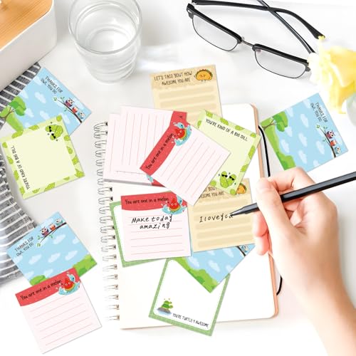 Funny Positive Sticky Notes 3x3 Gifts for Office 9-Pack - color: Inspirational