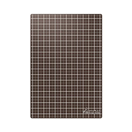 Kyoei Plastic Underlay Writing Mat B6 Brown & Camel WMS-B6-RBC - size: 7.3" x 5"