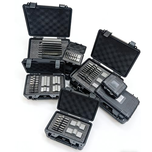 130 Pcs Size B 3 x 3 in 304 Stainless Steel Slotted Shim Kit, 13 Gauges - size: Size B 3" x 3"