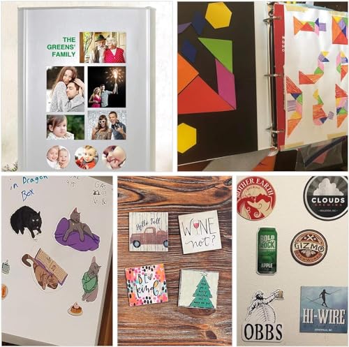 Magnetic Sheets Non-Adhesive 5" x 7" 30 mil - Flexible Magnets, 30 Pack - size: 5" x 7"