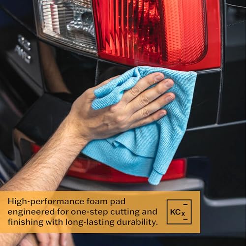 KOCHCHEMIE - One Cut Pad V2 - Medium Abrasive Pad for Removing Moderate Weathering & Scratches; Long-Lasting Compression Hardness; Contours Easily (126mm x 23mm) - size: 126mm
