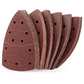 S SATC 60 PCS Mouse Sander Sandpaper 11 Holes Detail Sander Sandpaper Palm Sander Paper Hook and Loop Sander Pads Triangular Sanding Sheets Assorted 40/60/80/120/180/240 Grit - style: 60PCS 11 Hole 40/60/80/120/180/240 Grit